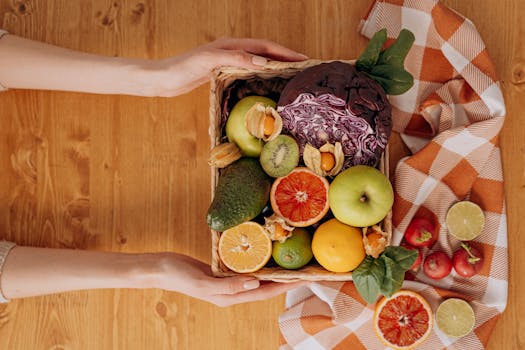 colorful seasonal vegetables