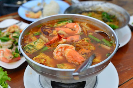 a pot of vegetable broth made from scraps