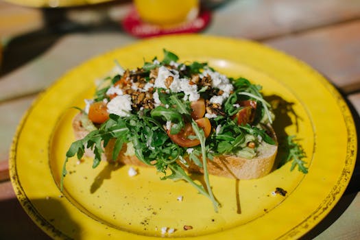 Delicious avocado toast topped with seeds