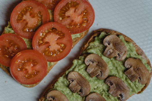 healthy meal prep with fresh ingredients