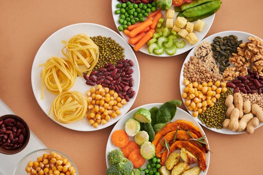 colorful plant-based meals