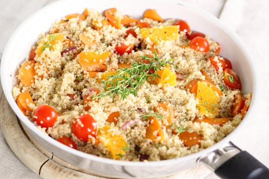 bowl of quinoa salad