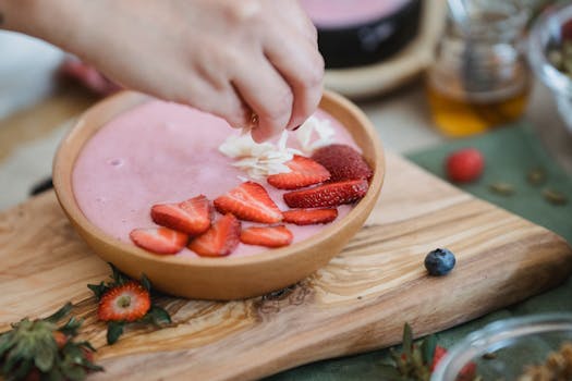 colorful smoothie bowl