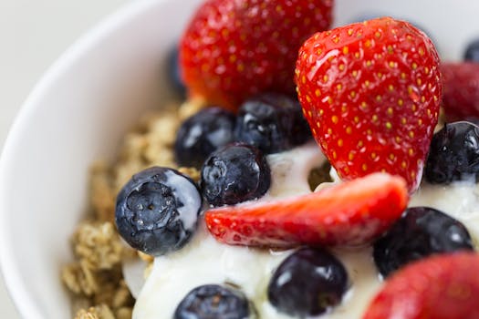 meal replacement shake with fruits