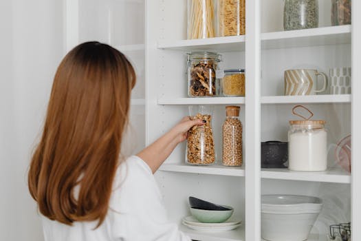 prepped meals in containers