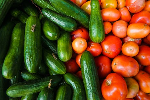 colorful farmer’s market