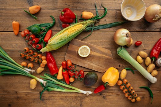 colorful assortment of vegetables