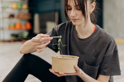 athlete enjoying a balanced meal