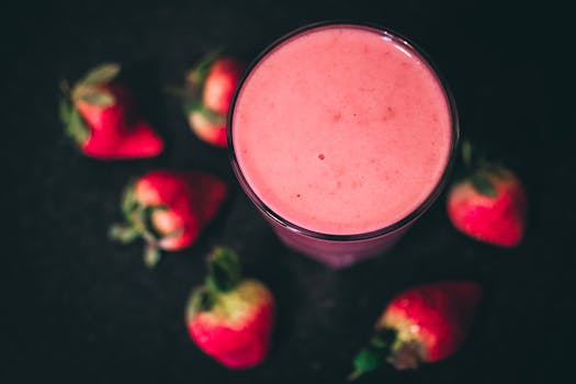 delicious lactose-free smoothie