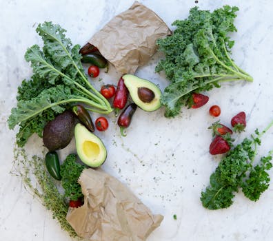 colorful array of fruits and vegetables